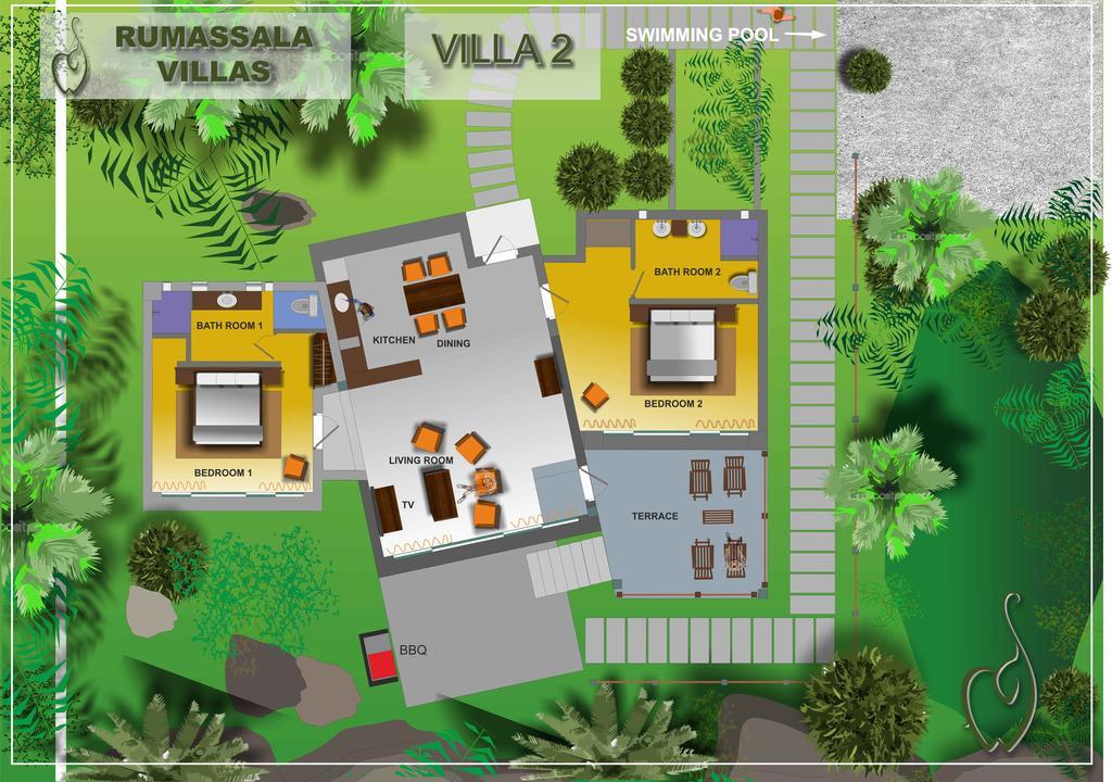 Rumassala Villas Unawatuna Εξωτερικό φωτογραφία